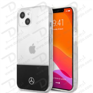 گارد محافظ iPhone 13 طرح Mercedes Benz مدل Electroplated Middle Line Black