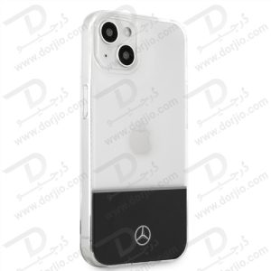 گارد محافظ iPhone 13 طرح Mercedes Benz مدل Electroplated Middle Line Black