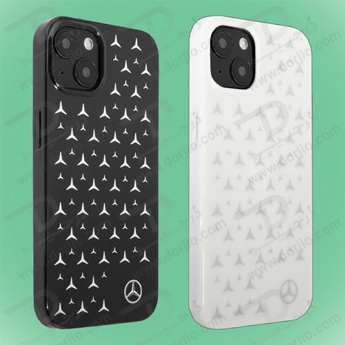 گارد محافظ iPhone 13 طرح Mercedes Benz مدل Electroplated Stars Pattern