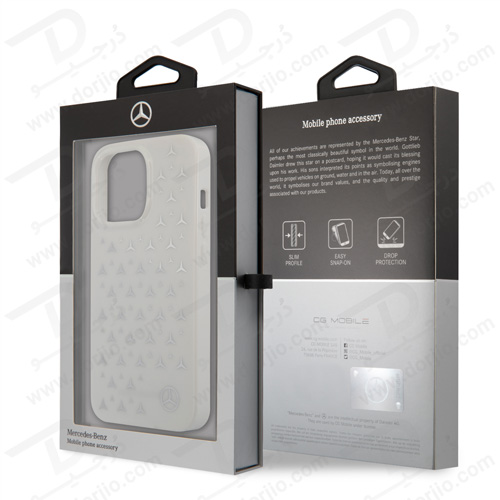 گارد محافظ iPhone 13 Pro Max طرح Mercedes Benz مدل Electroplated Stars Pattern