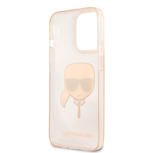 گارد ژله ای اکلیلی iPhone 13 Pro طرح Karl Lagerfeld مدل Karl Head