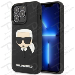 گارد 3D Rubber آیفون 13 پرو مکس طرح Karl Lagerfeld مدل Karl Head