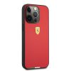 قاب PU چرمی iPhone 13 Pro Max طرح Ferrari مدل Italian Flag Line Metal Logo
