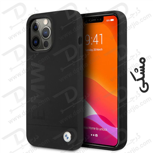 قاب سیلیکونی iPhone 13 Pro Max مارک BMW مدل Tone On Tone Metal Logo