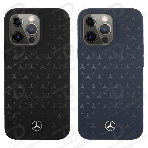 قاب سیلیکونی iPhone 13 Pro طرح Mercedes Benz مدل With Stars Pattern