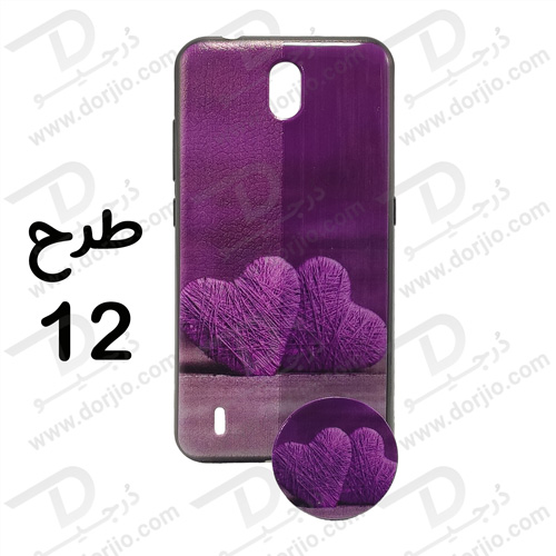 قاب طرح دار نوکیا C1 به همراه پاپ سوکت