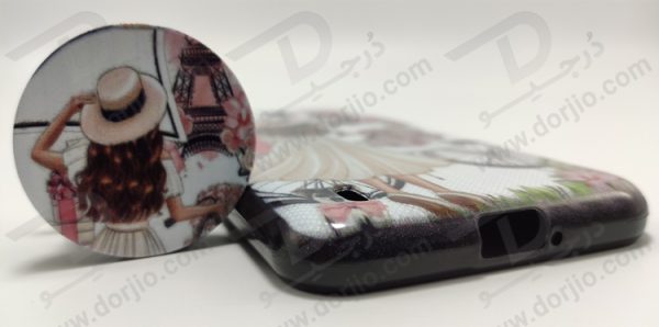 قاب طرح دار نوکیا C1 به همراه پاپ سوکت