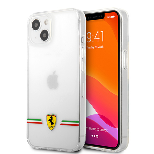 قاب طرح پرچم ایتالیا iPhone 13 طرح Ferrari Italia Wings Print Logo