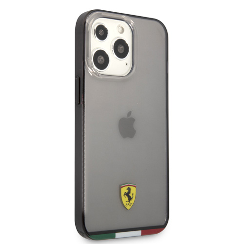 قاب محافظ iPhone 13 Pro Max طرح Ferrari مدل Italia Stripe Print Logo