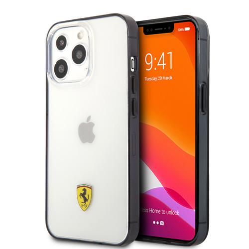 قاب محافظ iPhone 13 Pro Max طرح Ferrari مدل Print Logo