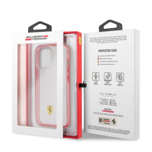 قاب محافظ iPhone 13 Pro Max طرح Ferrari مدل Print Logo
