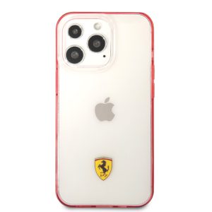قاب محافظ iPhone 13 Pro طرح Ferrari مدل Print Logo