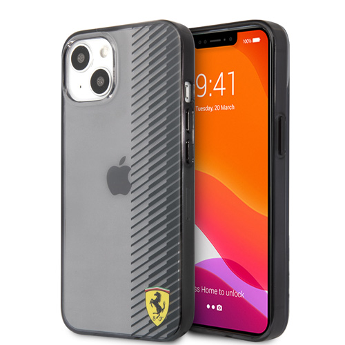قاب محافظ iPhone 13 طرح Ferrari مدل Gradient Print Logo