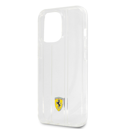 قاب محافظ شفاف iPhone 13 Pro Max طرح Ferrari مدل 3D Line Contrasted