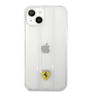قاب محافظ شفاف iPhone 13 طرح Ferrari مدل 3D Line Contrasted