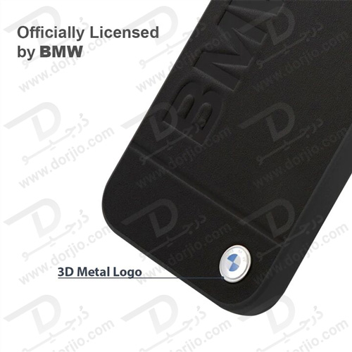 قاب چرمی ضد ضربه iPhone 13 Pro Max مارک BMW مدل Hot Stamp And Metal Logo