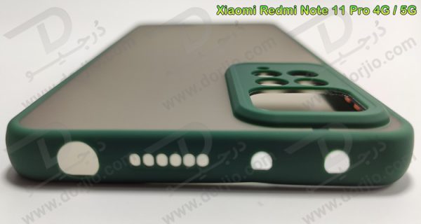 پلکسی کاور مات با محافظ دوربین شیائومی Redmi Note 11 Pro 4G-5G