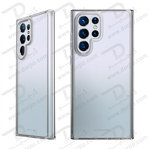 کریستال کاور فریم ژله‌ ای سامسونگ Galaxy S22 Ultra مارک VanGuard