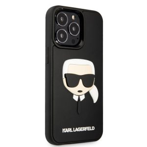 گارد 3D Rubber آیفون 13 پرو طرح Karl Lagerfeld مدل Karl Head