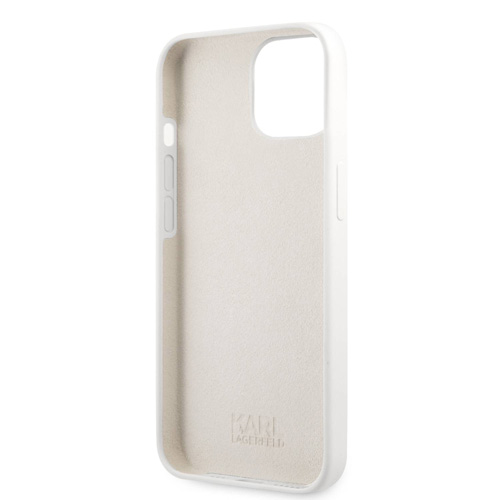 گارد سیلیکونی iPhone 13 Mini طرح Karl Lagerfeld مدل Karl And Choupette