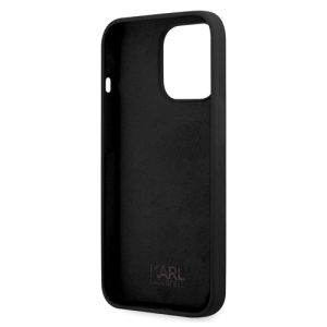 گارد سیلیکونی iPhone 13 Pro Max طرح Karl Lagerfeld مدل Karl's Head