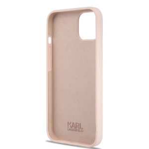 گارد سیلیکونی iPhone 13 طرح Karl Lagerfeld مدل Choupette Head