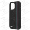 گارد سیلیکونی ضد ضربه iPhone 13 Pro Max طرح BMW مدل Tricolor Vertical Lines Metal Logo
