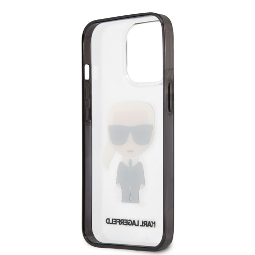 گارد شفاف iPhone 13 Pro طرح Karl Lagerfeld مدل With Black Outline Ikonik