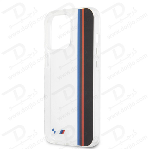 گارد محافظ iPhone 13 Pro Max طرح BMW مدل Vertical Tricolor Lines &amp; Black Stripe