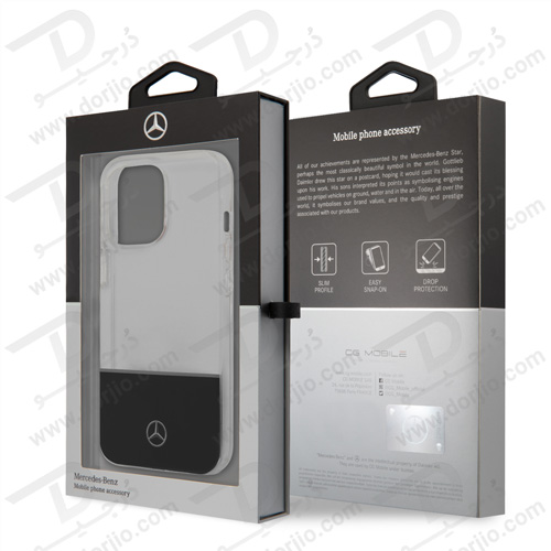 گارد محافظ iPhone 13 Pro طرح Mercedes Benz مدل Electroplated Middle Line Black گارد محافظ iPhone 13 Pro طرح Mercedes Benz مدل Electroplated Middle Line Black