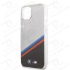گارد محافظ iPhone 13 طرح BMW مدل Tricolor Stripe Diagonal Black Lower Part