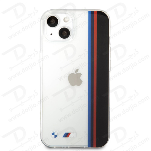 گارد محافظ iPhone 13 طرح BMW مدل Vertical Tricolor Lines &amp; Black Stripe