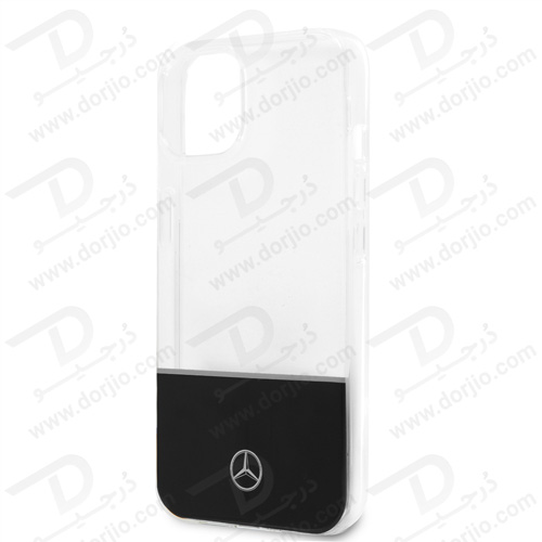 گارد محافظ iPhone 13 طرح Mercedes Benz مدل Electroplated Middle Line Black