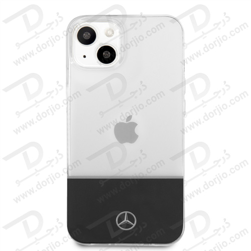 گارد محافظ iPhone 13 طرح Mercedes Benz مدل Electroplated Middle Line Black