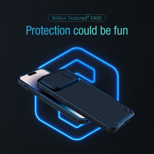 گارد محافظ با کشویی دوربین نیلکین iPhone 14 Pro Max مدل Textured Case S