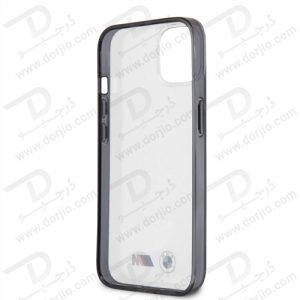 گارد محافظ شفاف فریم مشکی iPhone 13 طرح BMW مدل M Collection With Matte Black Edges