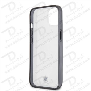 گارد محافظ شفاف فریم مشکی iPhone 13 طرح BMW مدل With Edges