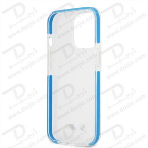 گارد محافظ فریم آبی iPhone 13 Pro Max طرح BMW مدل M Collection With Blue TPU Edges