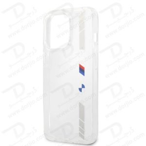 گارد محافظ نقره ای iPhone 13 Pro طرح BMW مدل M Collection Silver Stripe