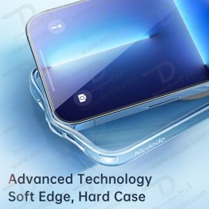 گارد پشت مات فریم ژله ای iPhone 12 Pro Max مارک Mcdodo مدل PC+TPU Semi-Transparent Frosted Magsafe