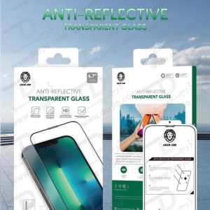 گلس محافظ شفاف iPhone 13 Pro Max مدل Green Anti-Reflective Transparent Glass