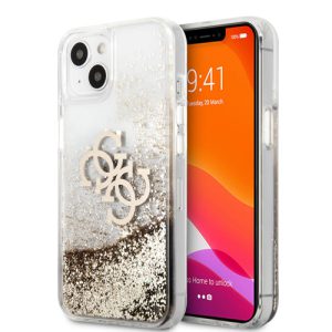 قاب شفاف اکلیلی iPhone 13 Mini مدل Guess Glitter 4G Electroplated Logo
