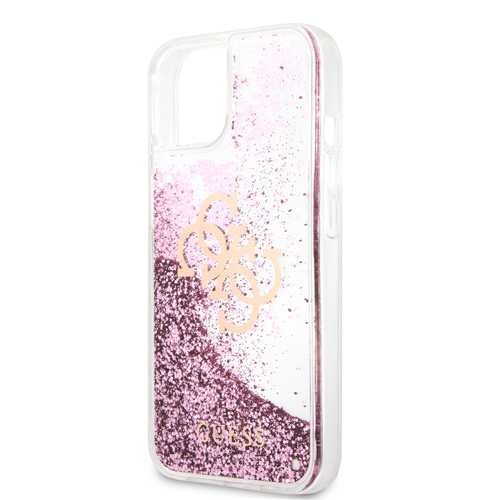 قاب شفاف اکلیلی iPhone 13 Mini مدل Guess Glitter 4G Electroplated Logo