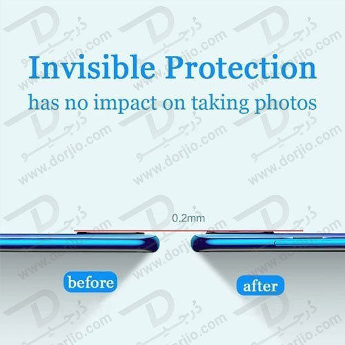 محافظ لنز شیشه‌ ای دوربین شیائومی Redmi 10C