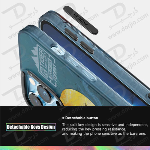 گارد طرح اژدها ROCK آیفون 13 پرو مکس مدل Mythical Animals Dragon