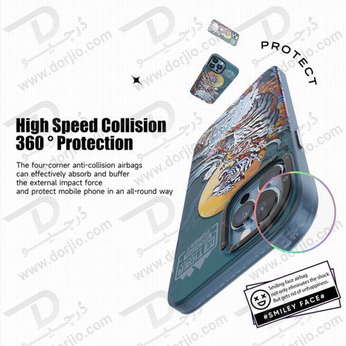 گارد طرح اژدها ROCK آیفون 13 پرو مکس مدل Mythical Animals Dragon