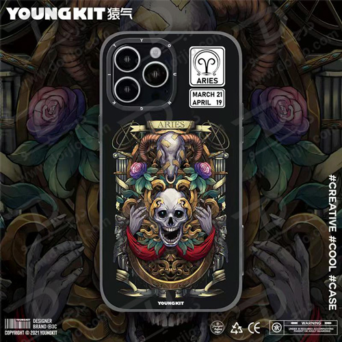 گارد طرح برج حمل iPhone 13 Pro Max مارک YOUNGKIT مدل ARIES