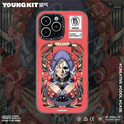 گارد طرح برج سنبله iPhone 13 Pro Max مارک YOUNGKIT مدل VIRGO