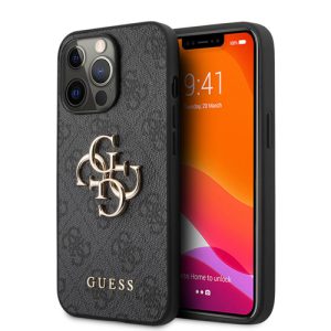 گارد چرمی iPhone 13 Pro Max طرح Guess PU Leather 4G Big Metal Logo