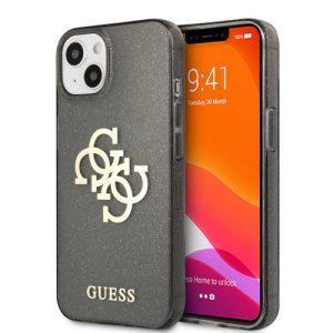 گارد ژله ای اکلیلی iPhone 13 مدل Guess TPU Full Glitter 4G Logo
